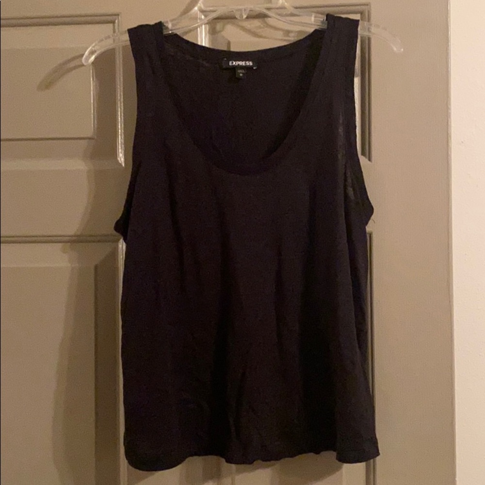 Express Medium Linen Tank. Tried on, never worn.